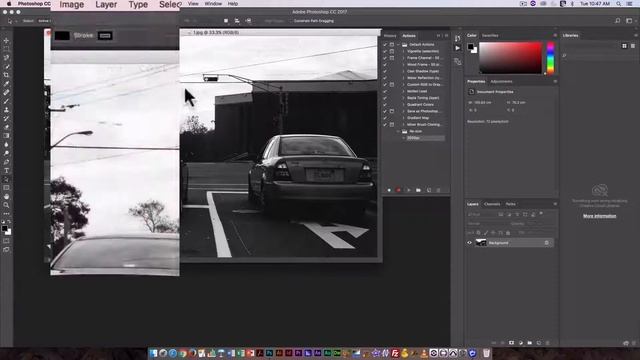 Photoshop 15: Recording an Action and Applying it to Multiple Files смотреть онлайн