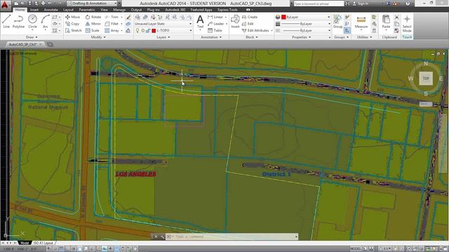 AutoCAD for Site Planning - Drawing Existing Buildings and Topography смотреть онлайн
