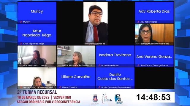 2ª Turma Recursal | Sessão Ordinária por Videoconferência | 10 de Março de 2021 - Vespertino смотреть онлайн