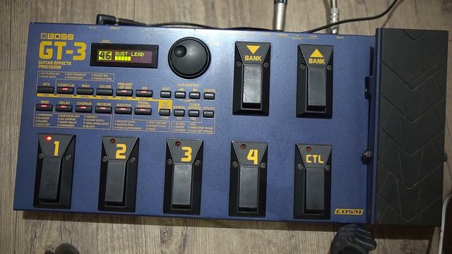 Boss GT-3 Guitar Multieffects Sound Demo