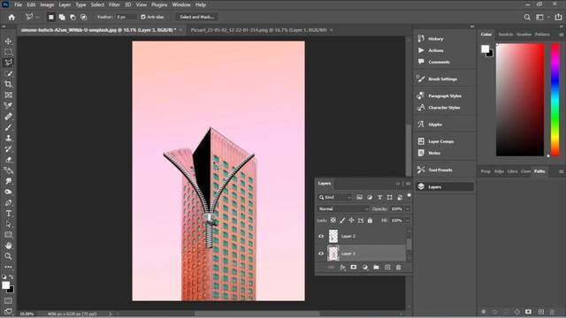 Photoshop Trick Zip Manipulation - Photoshop Tutorial #photoshop #viral смотреть онлайн