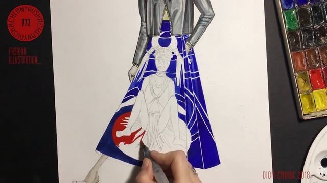 FASHION ILLUSRATION | Рисуем фэшн-иллюстрацию смотреть онлайн