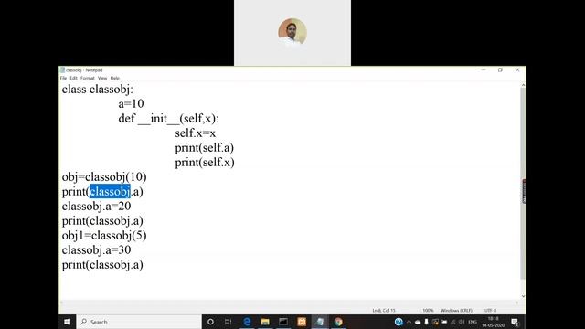 Python | Object variables | Class variables смотреть онлайн