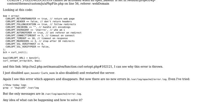 DevOps & SysAdmins: Error establishing a database connection due to curl_setopt смотреть онлайн