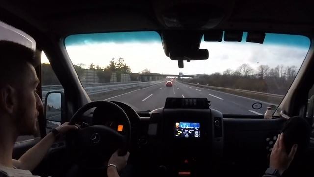 Mercedes-Benz Sprinter Manual Gearbox Germany Autobahn POV/Dash Cam