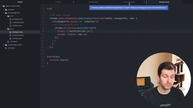 How to Inject Content with a Chrome Extension - MV2 & MV3 смотреть онлайн