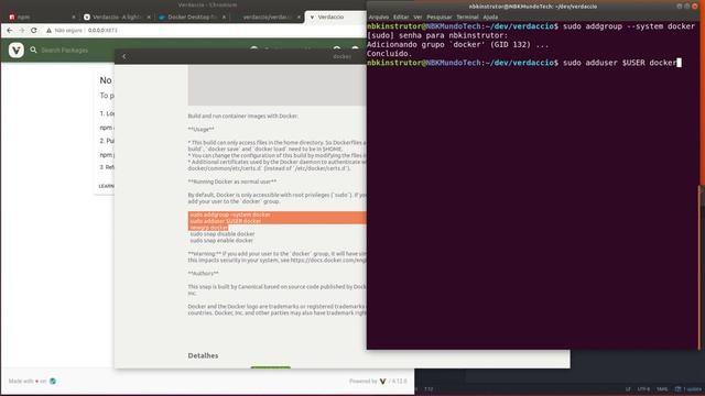 0018-05 Como Rodar o docker-compose up no Ubuntu 18.04 Sem o Sudo (Participação do Grupo docker) смотреть онлайн