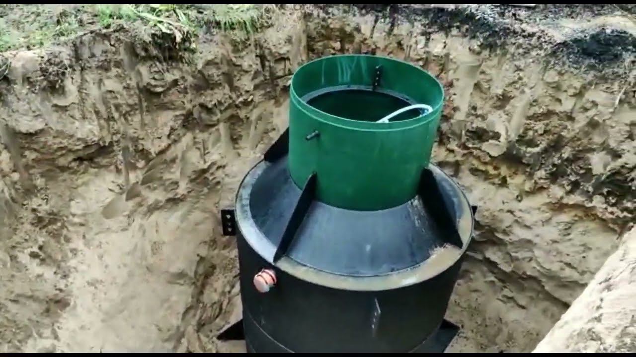 Септик купить СПБ. Итал БИО 20 Лонг с усилением. Септик от производителя с монтажом под ключ. смотреть онлайн