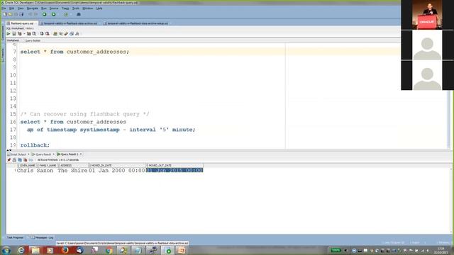Automatic Historical Tracking of Data in Oracle Using Flashback Data Archive смотреть онлайн