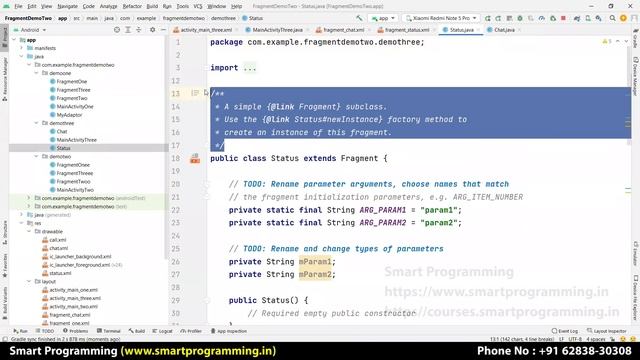 Tab Layout with Fragments in Android Studio || Tab Layout with ViewPager by Deepak Hindi #34 смотреть онлайн