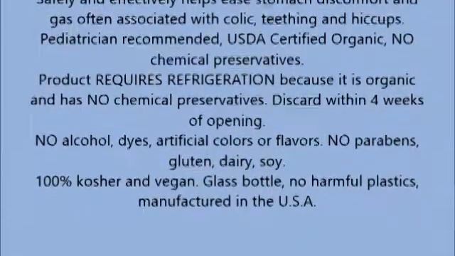 Wellements Organic Gripe Water for Tummy, 4 Fl Oz, 2 Count смотреть онлайн