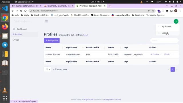 How to set up a Laravel BackPack CMS to build an introduction website смотреть онлайн
