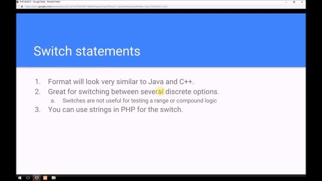 E-Commerce: Lecture 1-2 - Basic PHP смотреть онлайн