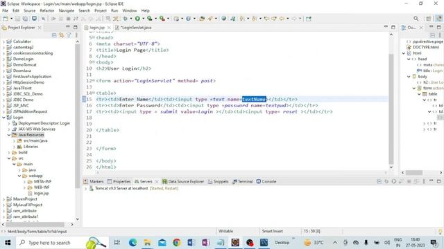 Login Page JSP + Servlet + JDBC + MySQL (Connect MySQL Connector jar with Server) #login #javajdbc смотреть онлайн