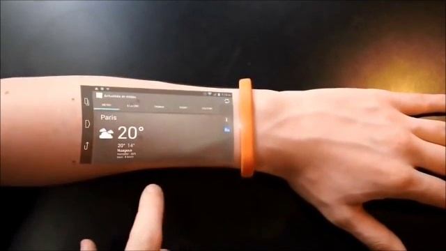 Умный смарт браслет Cicret Bracelet - превращает вашу руку в Android смартфон смотреть онлайн