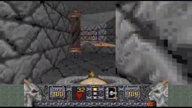 Heretic walkthrough E3M5: The Ophidian Lair Прохождение Миссия 5 Эпизод 3 смотреть онлайн