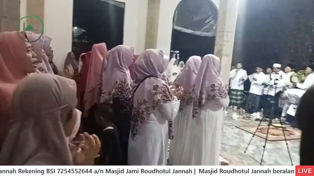 Peringatan Isra Miraj Nabi Muhammad SAW 1445 H di Masjid Roudhotul Jannah Cikande смотреть онлайн