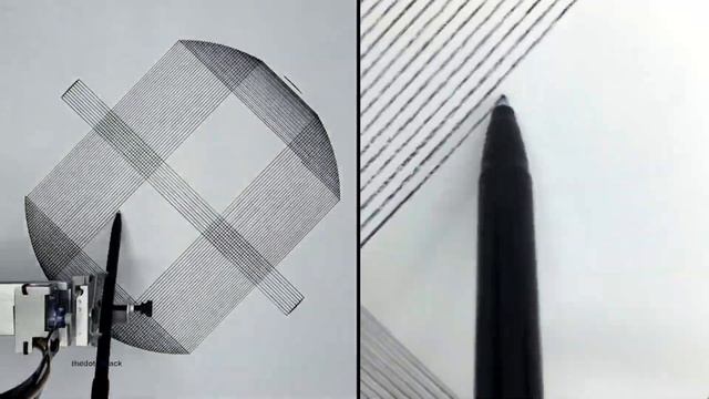 DRAWING MACHINE 09 | AxiDraw with mounted video camera (XY Pen Plotter, Processing art) смотреть онлайн