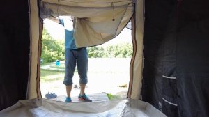 Обзор надувной палатки Quechua Air Seconds 4.2 (4-местная с тамбуром)