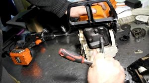 Ремонт бензопилы, Stihl ms 230 chainsaw , когда розобрал был в шоке как она работала ?)