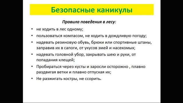 Безопасные каникулы смотреть онлайн