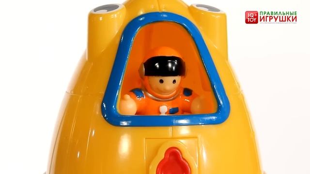 Яркие игрушки для малышей. Ракета и полицейский самолет - WOW TOYS Детские игрушки Kids toys смотреть онлайн