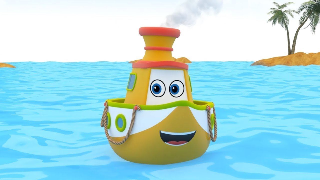 Детские Песни - Маленький Пароходик смотреть онлайн