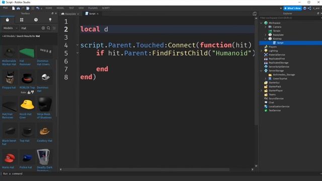 Как сделать выдачу аксессуаров | Roblox Studio | Туториал №5 смотреть онлайн
