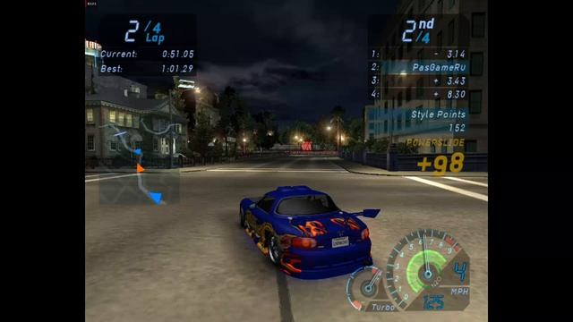 NFS Underground - Гонка 87 - Circuit - Terminal Reverse (без комментариев) смотреть онлайн