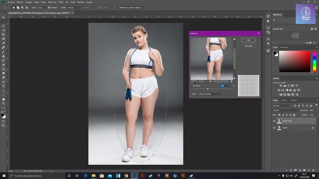 Adelgazar con Photoshop en menos de 1 minuto смотреть онлайн