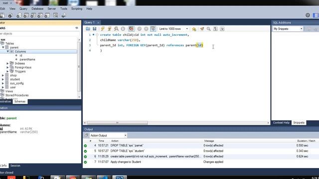 How to create a foreign key in MySql смотреть онлайн