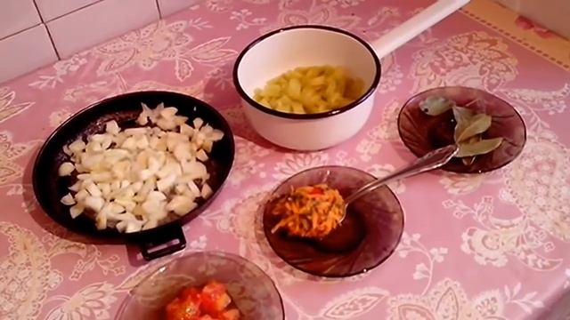Рассольник с перловкой без мяса
