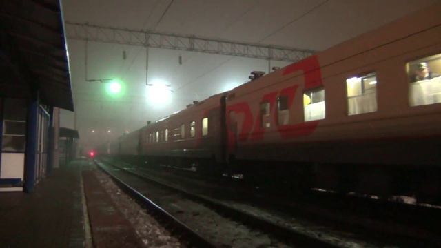 Электровоз ЭП1М-473 с поездом №125 Новороссийск — Москва смотреть онлайн