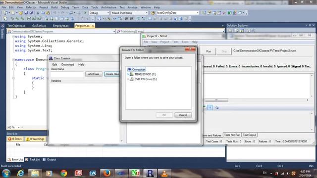 How To Make Classes in C# with Class Creator смотреть онлайн