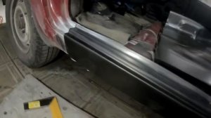 Варю пороги и пол на ваз 2107 Ч 1