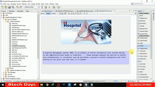 7. Hospital Management System in java - Hospital Information (JFrame, Mysql Database, Netbeans IDE) смотреть онлайн
