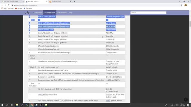PHP´de TARIH SAAT ( srtotime date ) KULLANIMI, ANLATIMI смотреть онлайн