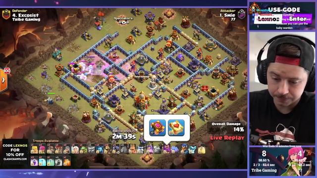 Jojo23 Rage Gem WITH Royal Champion TRICK (Clash of Clans) смотреть онлайн