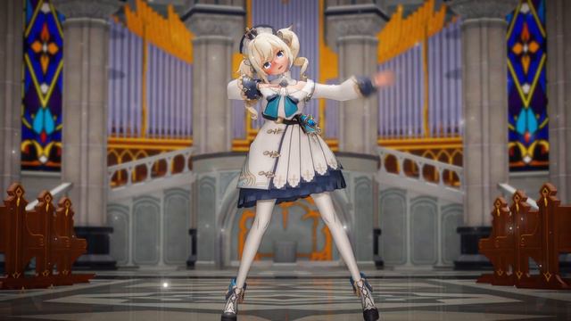 【MMD】バーバラちゃんでドーナツホール DONUT HOLE【原神 Genshin Impact】【紳士向け】【4K】