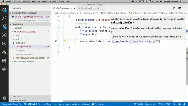Partly Cloudy: Inform Me (Bing News API) смотреть онлайн