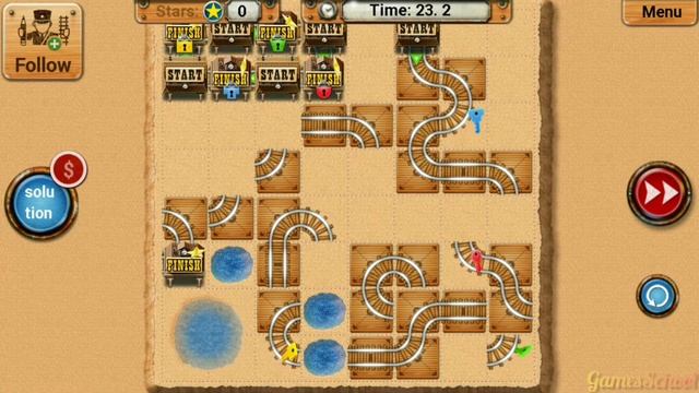 Train Track Line Maze - Train Game - Android Gameplay #1335 смотреть онлайн