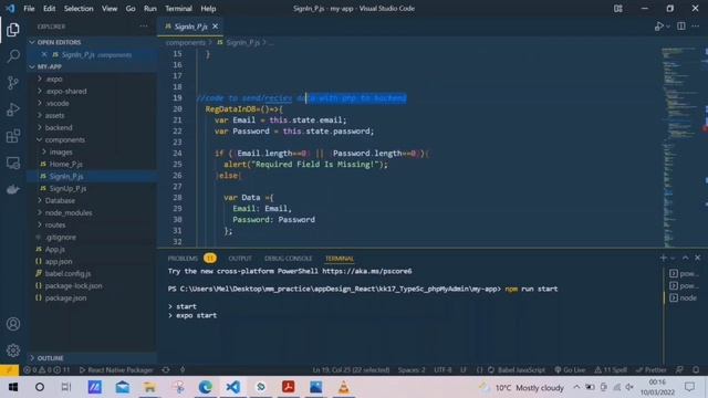 React Native App - User Registration in MySql phpMyAdmin смотреть онлайн