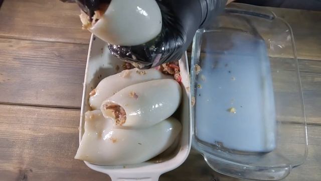 Gevulde Inktvis Met Gehakt Uit De Oven | Inktvissen Met Gehakt | Erg Lekker En Mals. смотреть онлайн