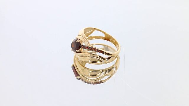 Золотое кольцо с гранатом арт. кл2500-2ск-к смотреть онлайн