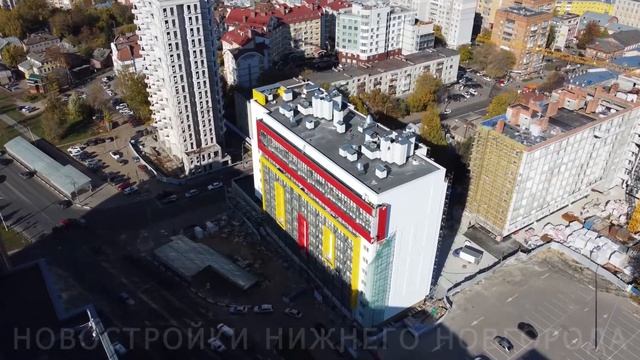 ЖК "Покровский", ул. Б.Покровская, Нижегородский р-он // Три многоквартирных дома. Октябрь 2021. смотреть онлайн