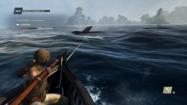 Assassin's Creed 4 HD Walkthrough Harpoon a White Whale // Cazando Ballena Blanca смотреть онлайн