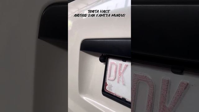 Toyota HIACE 2023 upgrade android + Kamera Mundur