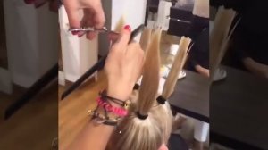 Простая стрижка в 4 хвоста.