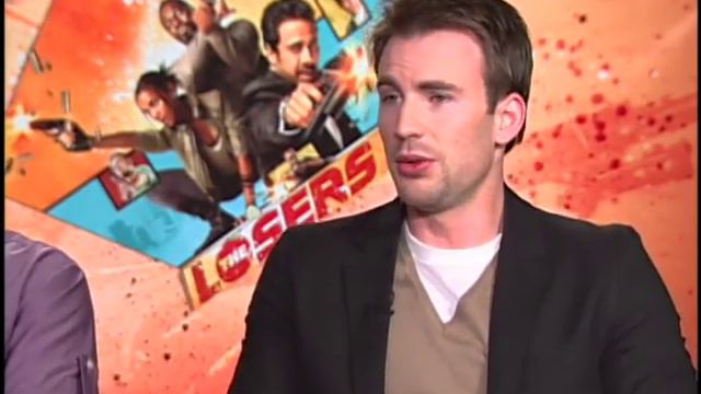 The Losers Junket Interview Chris Evans Columbus Short Oscar Jaenada PART 2 смотреть онлайн