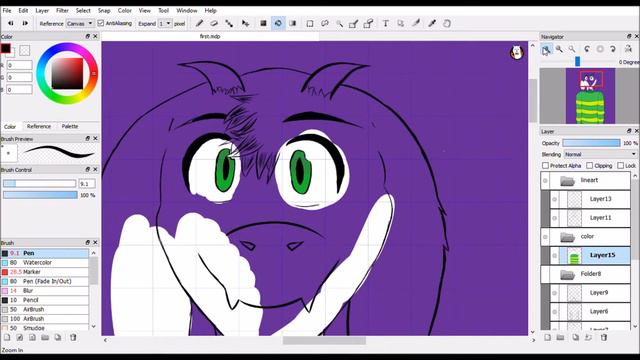 First speedpaint - Asriel (Undertale) смотреть онлайн